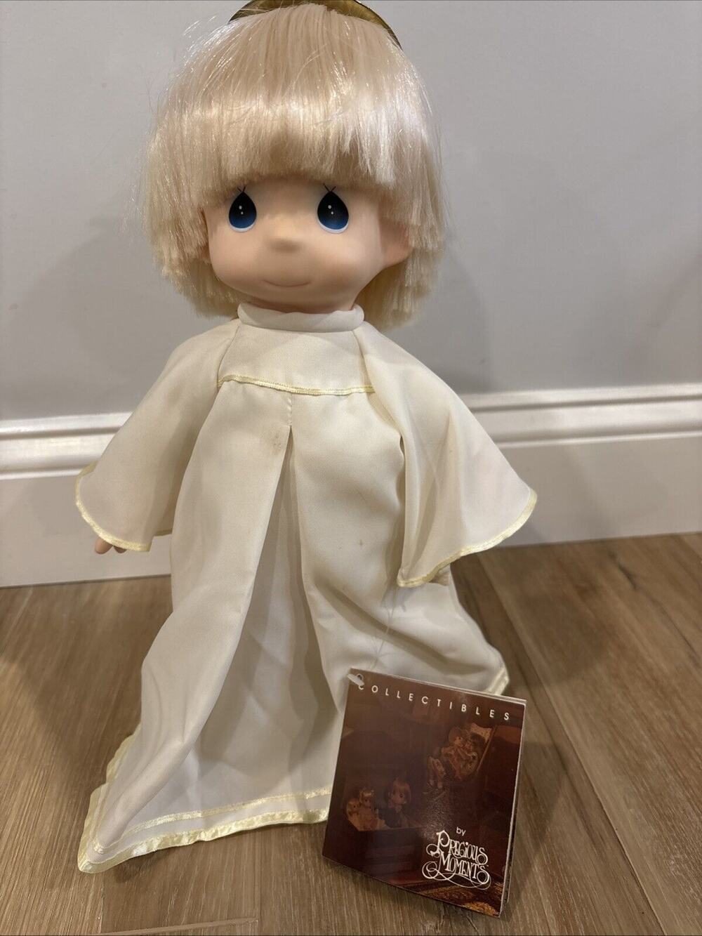 Precious Moments Timmy The Angel Doll 16” With Stand New With Tags